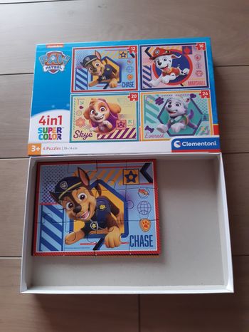 Puzzles x4 Clementoni pat patrouille comme neuf