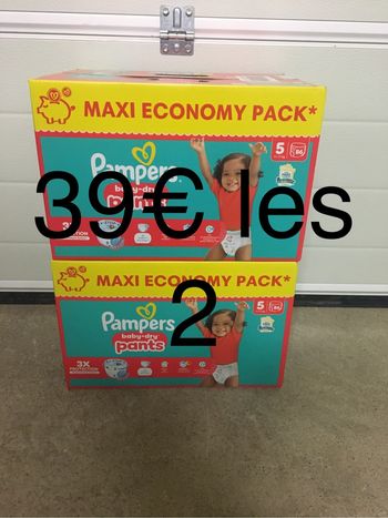 172 couches Pampers baby dry pants taille 5