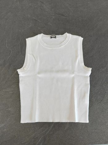 Top blanc sans manche Pimkie Taille XS Excellent état