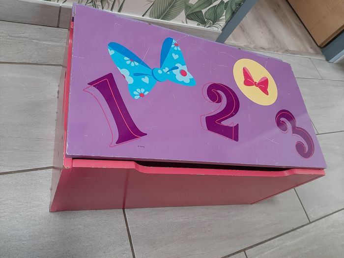 Coffre jouet en bois - photo numéro 2