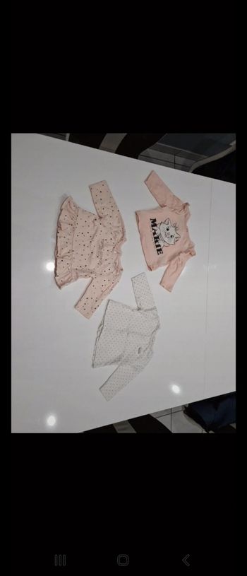 lot de 3 T shirts manche longue