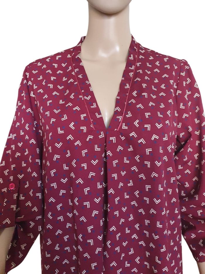 Blouse Fluide Purple's Paris – Élégance Made in France T38 (M)
- photo numéro 3