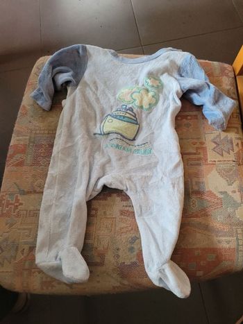 Pyjama velours 1 mois
