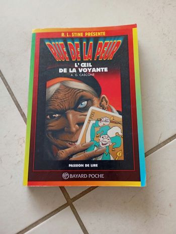 Livre rue de la peur l'oeil de la voyante