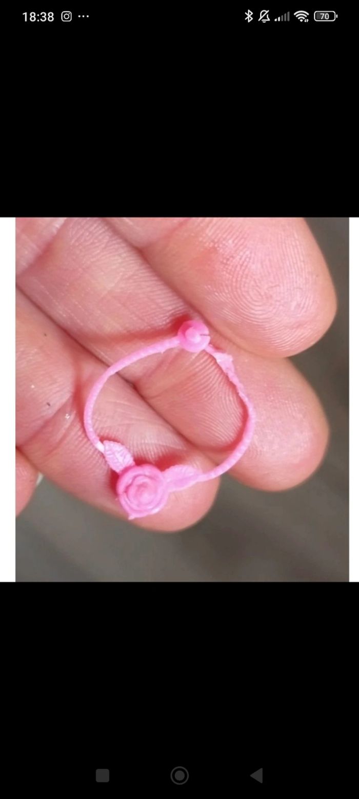 Collier barbie pretty changes pour barbie années 70 - photo numéro 8