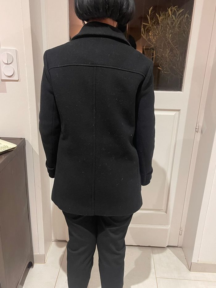 Manteau Gérard Darel T.36 laine noir - photo numéro 4