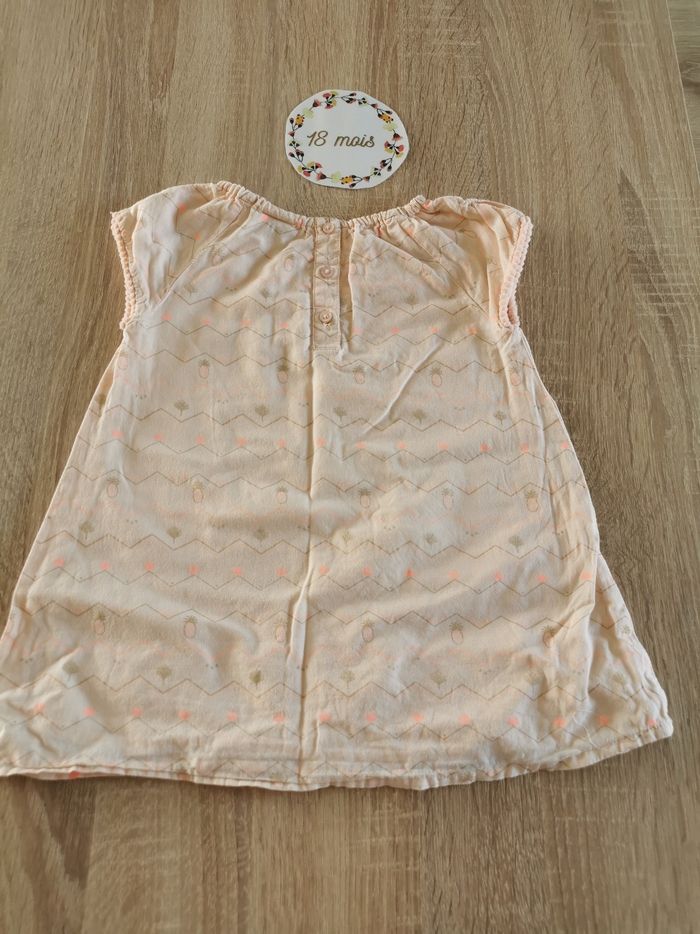 Lot bébé 18mois fille combishort,combi, jupe et robe gemo, tao, mes petits cailloux et orchestra - photo numéro 10