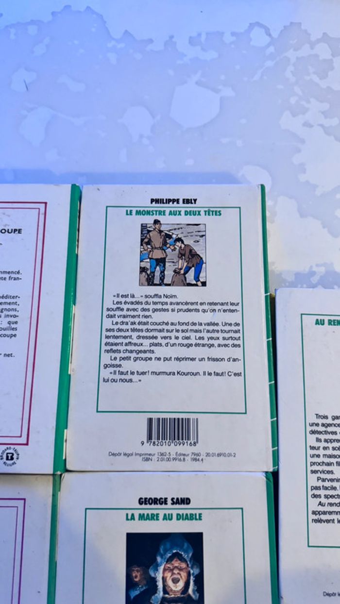 Lot de 5 Livres Anciens Bibliothèque Verte – Alfred Hitchcock, Michel, Six Compagnons - photo numéro 10
