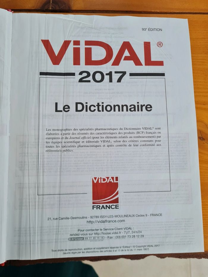 Livre vidal édition 2017 - photo numéro 7