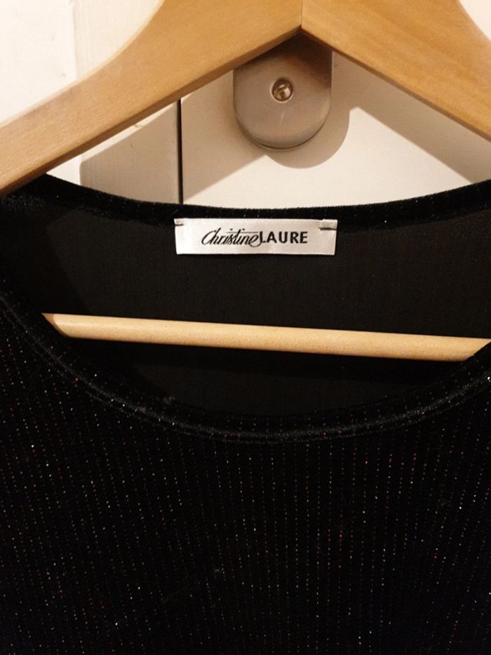 Haut de soirée à strass - photo numéro 3