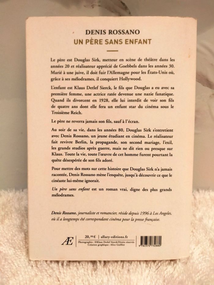 Roman un père sans enfant Dennis Rossano édition Allary - photo numéro 4