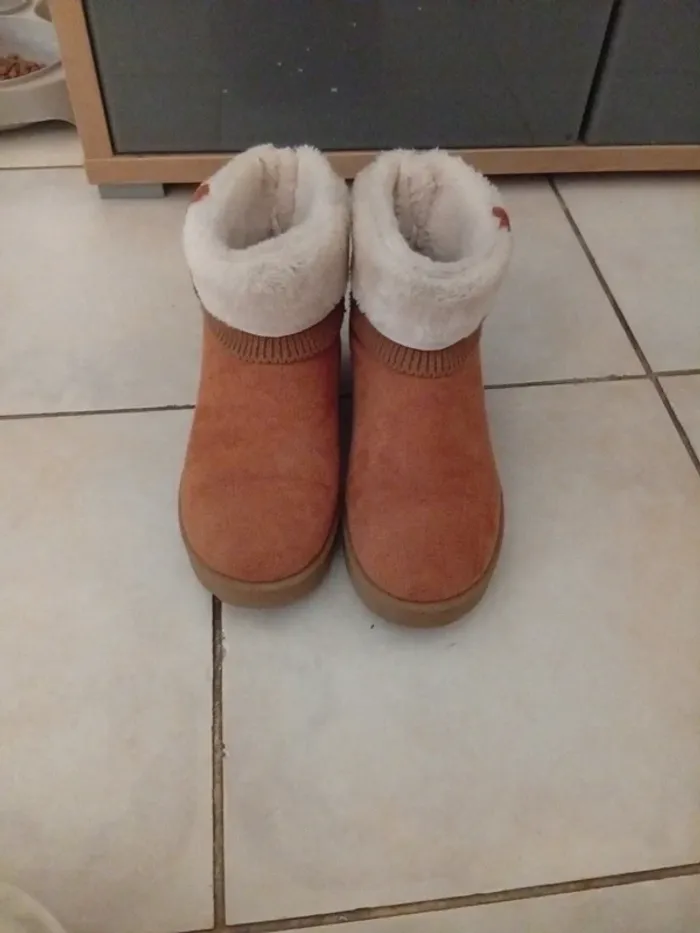 Bottes en suédine
