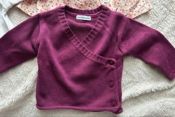 Gilet bébé fille – 3 mois – Vertbaudet