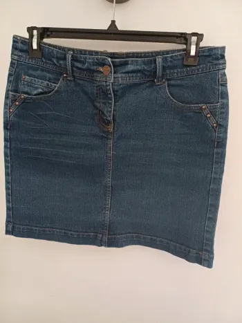 Jupe en jeans Camaïeu