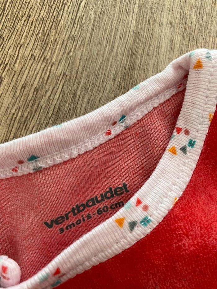 Pyjama grenouillère vertbaudet 3 mois - photo numéro 2