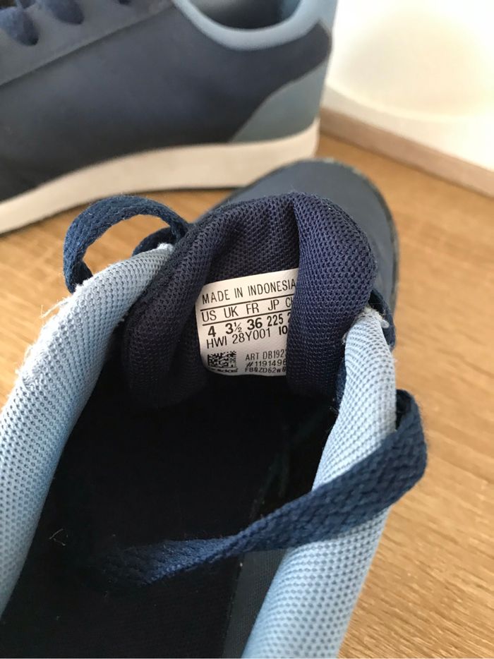 Basket à lacet Adidas marine - photo numéro 6