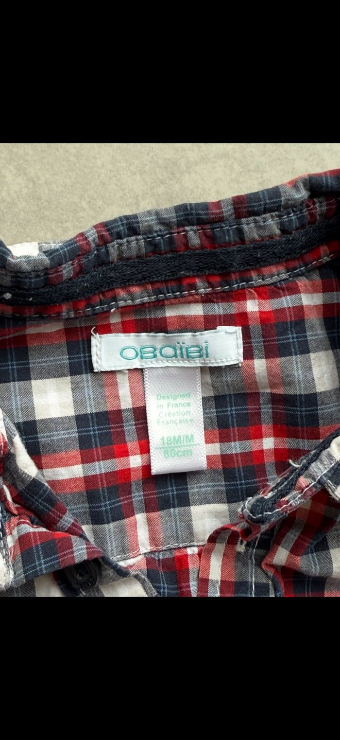 Chemise à carreaux 18 mois - photo numéro 5