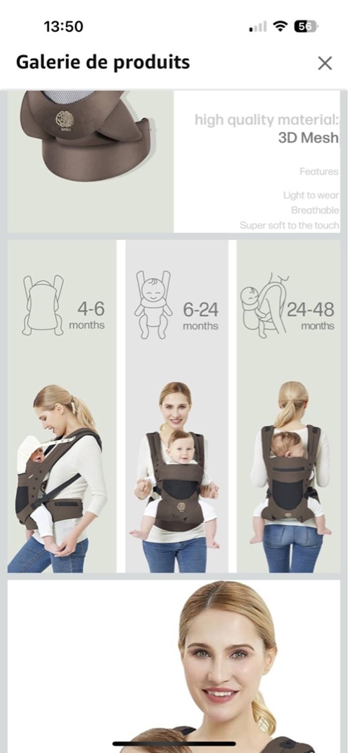 Porte bébé - photo numéro 2