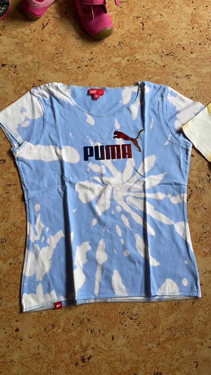 Lot de 2 t-shirt manches courtes puma taille M - photo numéro 2