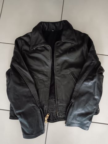 Blouson en cuir véritable