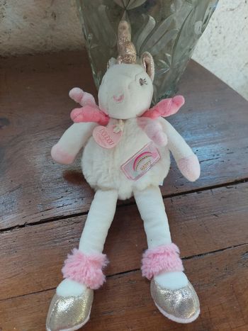 #16 - Doudou pantin licorne Doudou et Compagnie