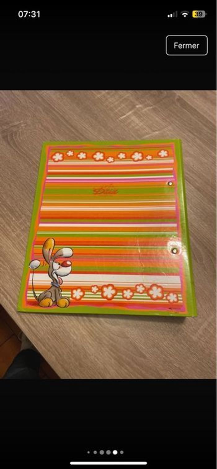 Classeur et feuilles diddl - photo numéro 7