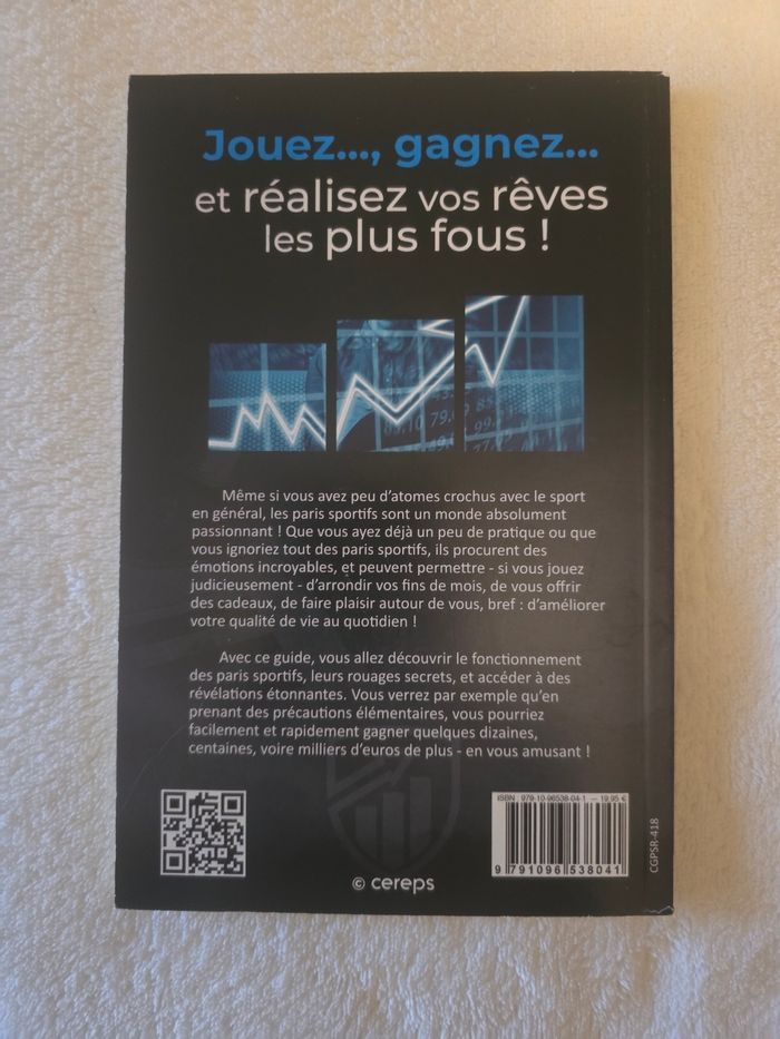 Livre "Les 17 secrets pour gagner rapidement aux Paris Sportifs". - photo numéro 2