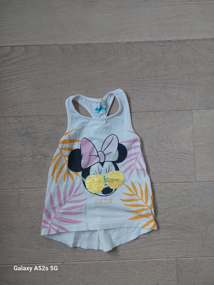 Debardeur Minnie Disney 4/5 ans