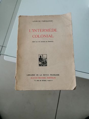 L'intermede colonial