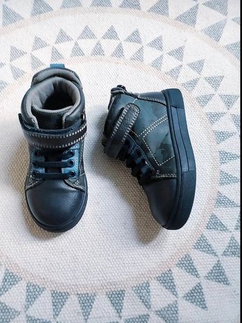 Baskets montantes - Bleu/gris /camouflage - T24 - Orchestra - Très Bon État
