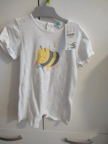 Combishort abeille Tex