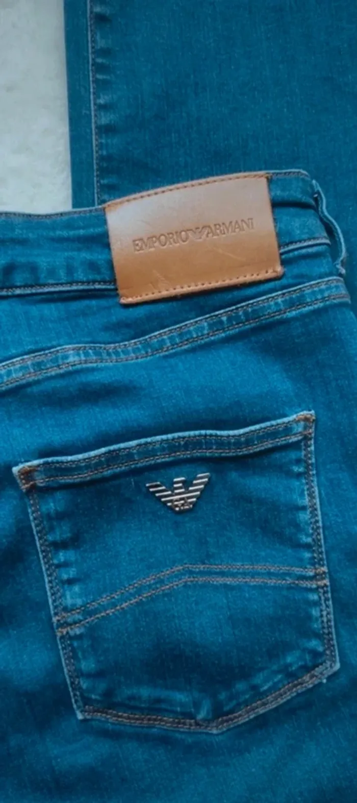 Jean Emporio Armani bleu W29 - photo numéro 9