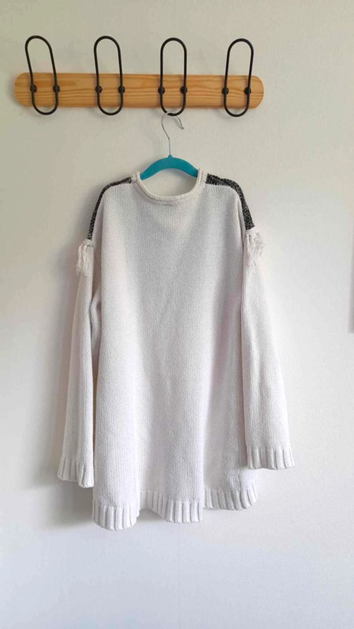 Pull long bicolore marque Z kids 10 ans - photo numéro 2