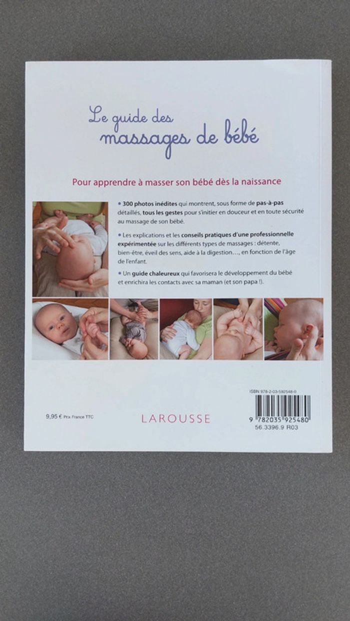 Livre le guide des massages de bébé - photo numéro 2