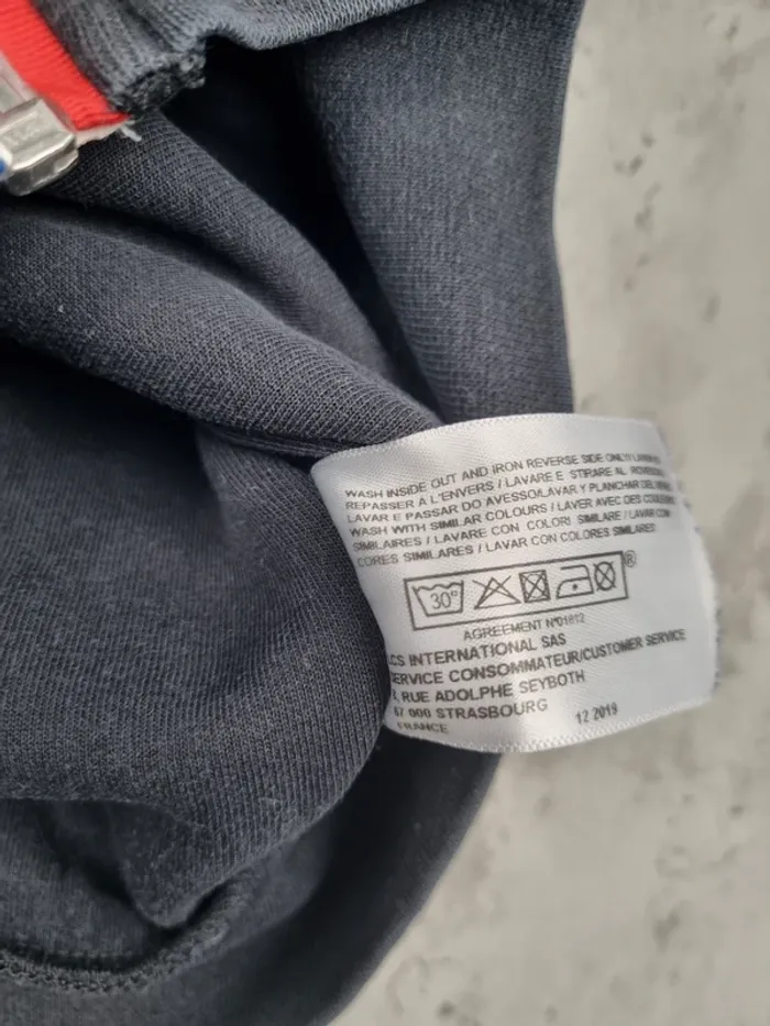 Veste zippée noire Le Coq Sportif – Taille M Homme (mesures en photos) - photo numéro 9
