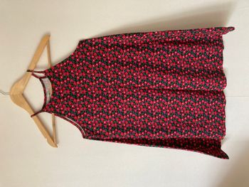 robe d'été fleurie avec petites bretelles