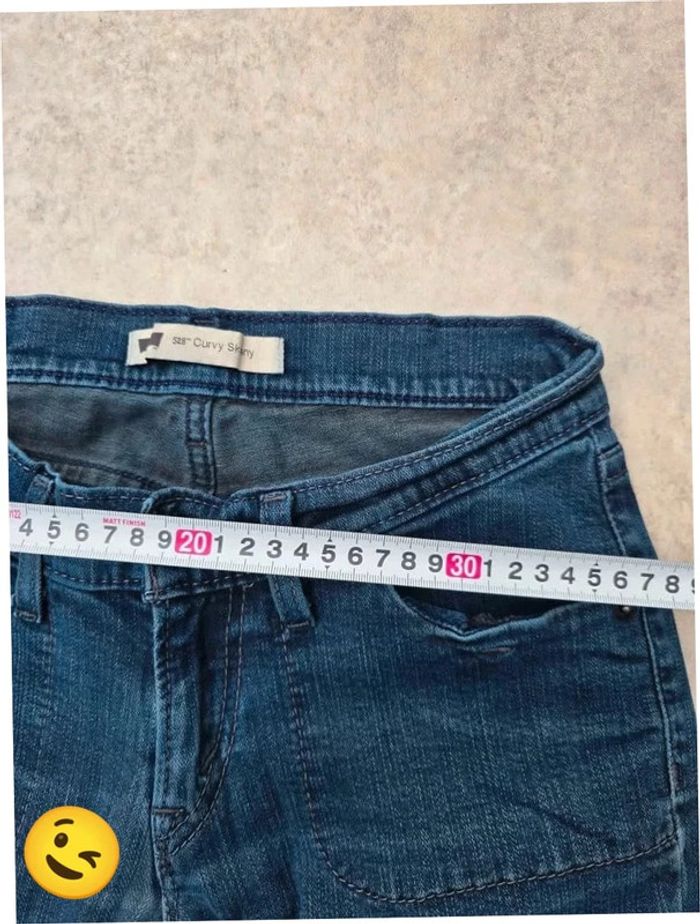 Jeans Levi's 528 W26|FR36 coupe skinny bleu marine Femme-Women pan321 - photo numéro 4