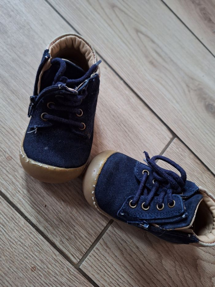 Bottines bébé fille bleues marines 20 - photo numéro 2