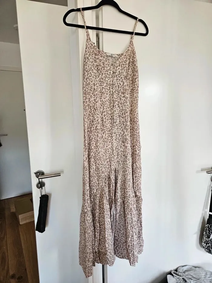 Robe longue d'été léopard taille 38 / M - photo numéro 5