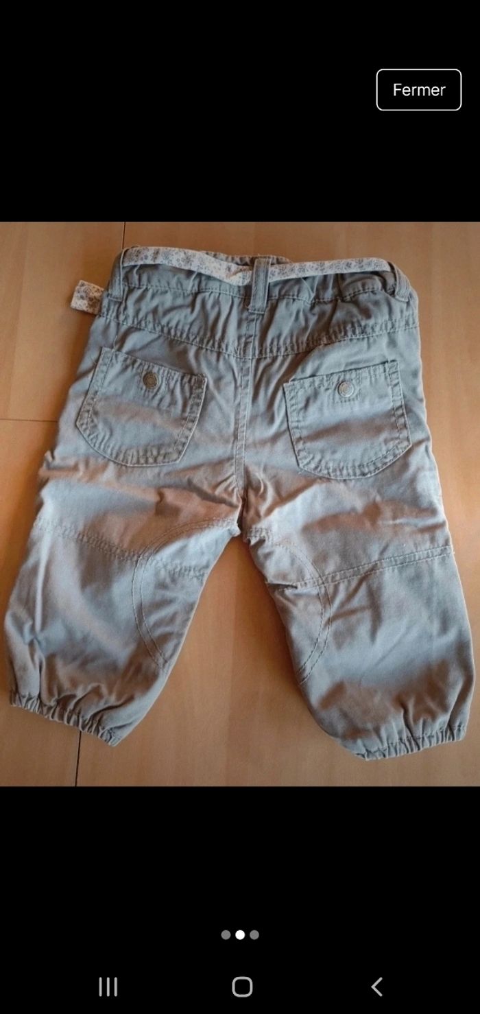 Pantalon fille 6/9 mois - photo numéro 2