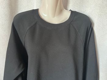 Robe oversize sportwear sweat noir M H&M