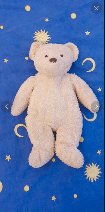 Superbe peluche ourson très agréable, doudou