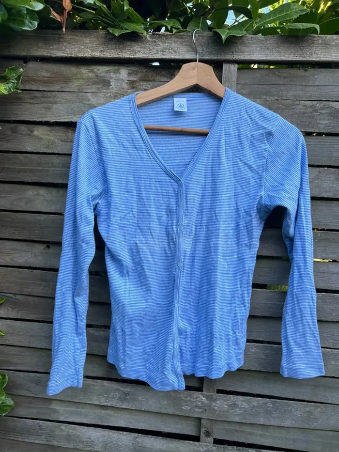 Gilet fin Petit Bateau – 16 ans – Bon état avec petites taches - photo numéro 2