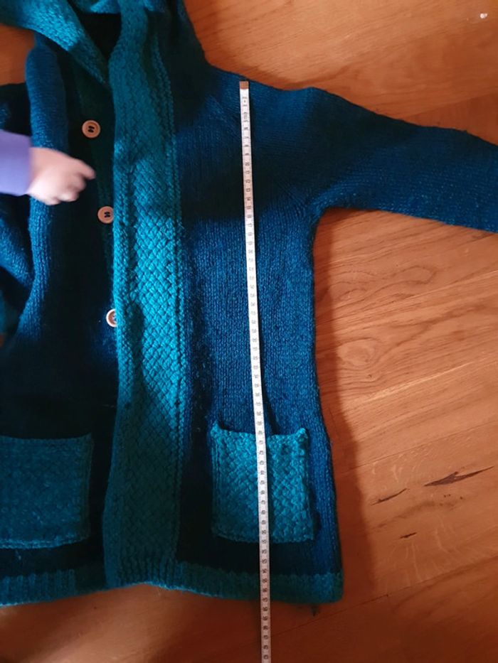 Pull en laine fait main - photo numéro 3