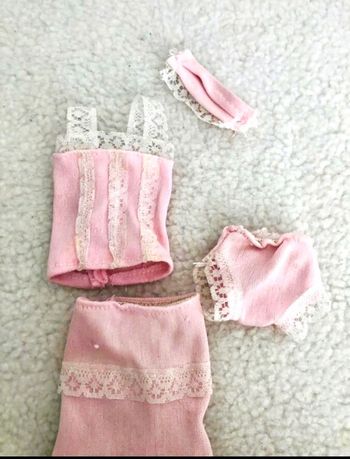 Tenue barbie vintage rose style soubrette