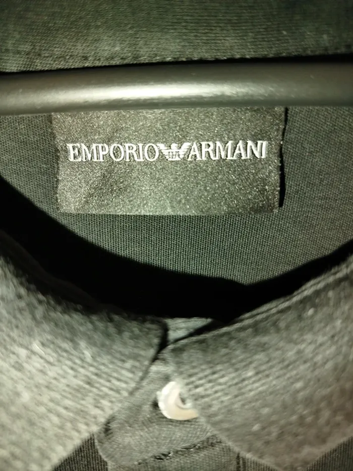 Polo Emporio Armani femme noir taille M - photo numéro 5