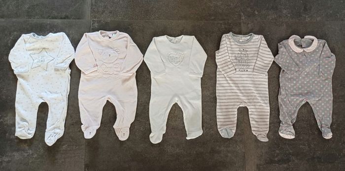 Lot vêtements filles 6 mois 59 pièces - photo numéro 2