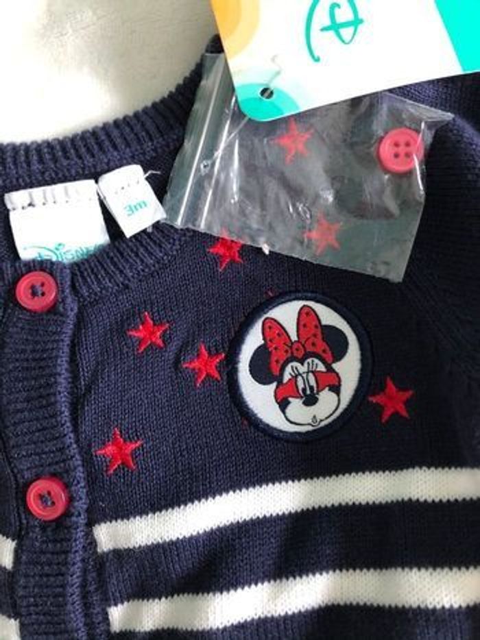 Gilet Disney Minnie neuf 3 mois avec étiquettes - photo numéro 2