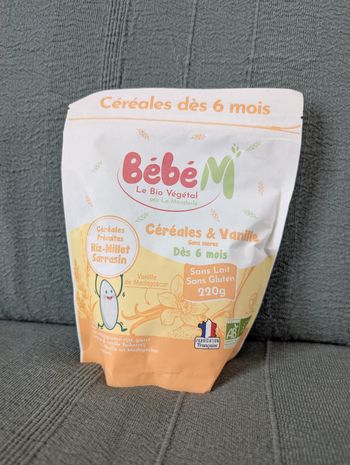 Céréales et vanille BébéM