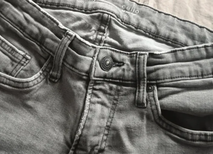 🖤 Jean Celio Skinny – Gris délavé – W28 – Réduction si lot ! - photo numéro 5
